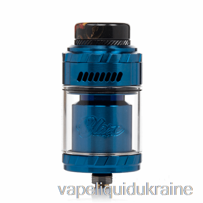 Vape Ukraine Thunderhead Creations Blaze Solo 25mm RTA Blue